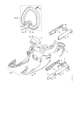 STIHL 4812-716-2404 Druckfeder positie 9 technische tekening
