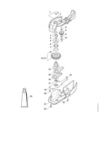 STIHL 6460-640-7611 Stirnrad positie 12 technische tekening