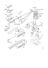 STIHL 4812-600-0255 Elektromotor 230 V/50 Hz positie 11 technische tekening