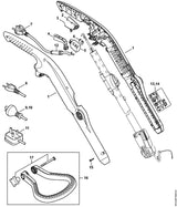 STIHL 6421-435-0300 Schalter positie 5 technische tekening