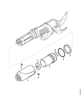 STIHL 4861-967-6500 Siegel positie 6 technische tekening