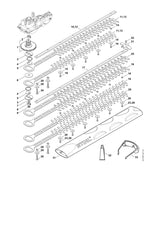 STIHL 9503-003-9892 Kugellager DIN625-698-2Z positie 8 technische tekening