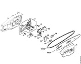 STIHL 9075-478-4119 Schraube IS-D5x16 positie 15 technische tekening