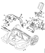 STIHL 9190-021-3101 Holzschraube 4x70 positie 11 technische tekening