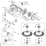 STIHL 9094-021-0610 Universalschraube 4x6 positie 17 technische tekening