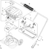 STIHL 4860-732-1700 Walze positie 10 technische tekening