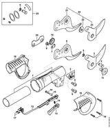 STIHL 4861-951-9702 Schraube M3x12 positie 19 technische tekening