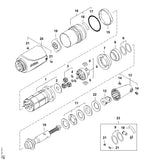STIHL 4861-643-5800 Lagerring positie 7 technische tekening