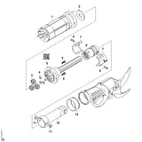 STIHL 4861-958-0200 Scheibe positie 2 technische tekening