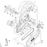 STIHL 9075-478-2995 Schraube IS-D4x12 positie 5 technische tekening