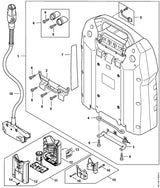 STIHL 9074-478-4150 Schraube IS-P5x21,5 positie 6 technische tekening