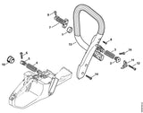STIHL 1140-791-2801 Ringpuffer positie 10 technische tekening