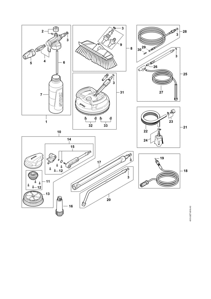 STIHL 9645-953-0762 RDR N9,19x2,62-FKM90 positie 3 technische tekening