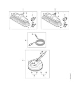 STIHL 4910-500-6306 Düse positie 4 technische tekening