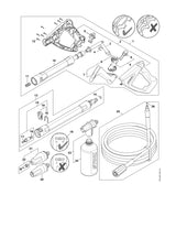 STIHL 4930-500-5631 Sprühset positie 23 technische tekening