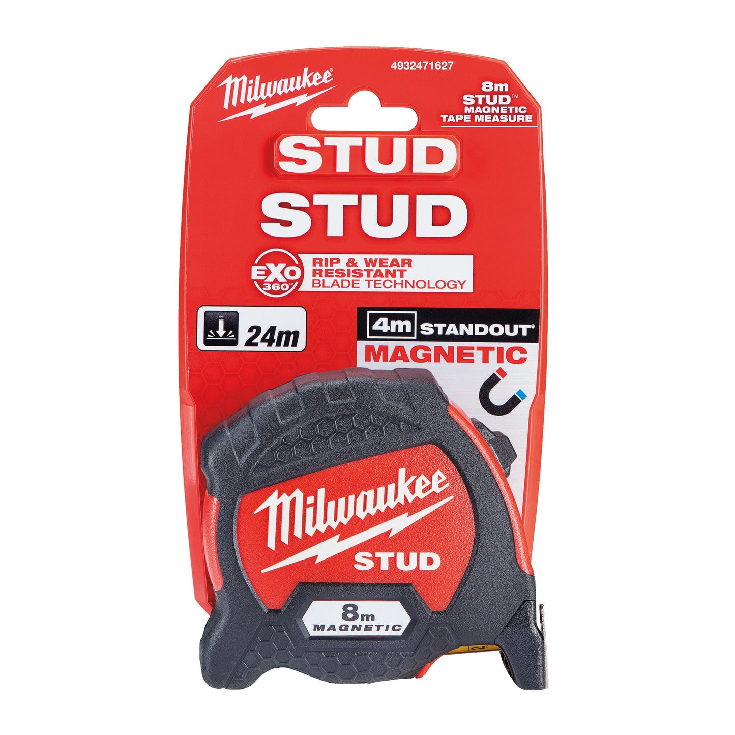 Milwaukee Maßband STUD 2  Gen2 8M -1pc