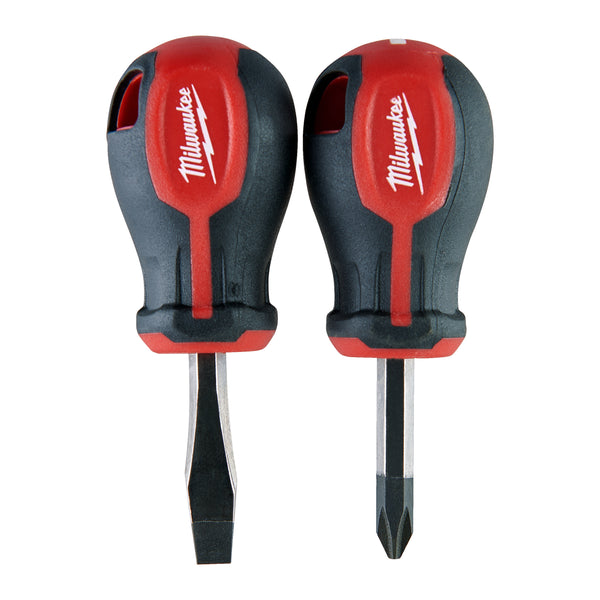 Milwaukee Tri-Lobe Schraubendreher Stubby Set - 2-teilig