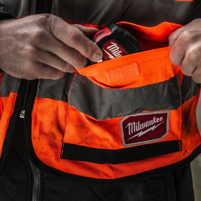 Milwaukee Premium High-Visibility Sicherheitsweste – Orange
