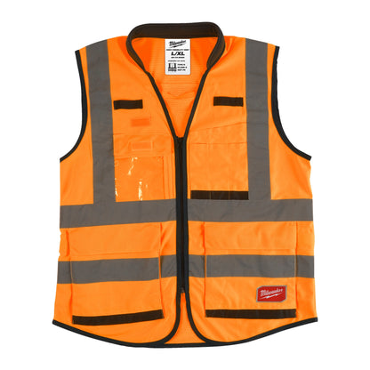 Milwaukee Premium High-Visibility Vest Orange - L/XL