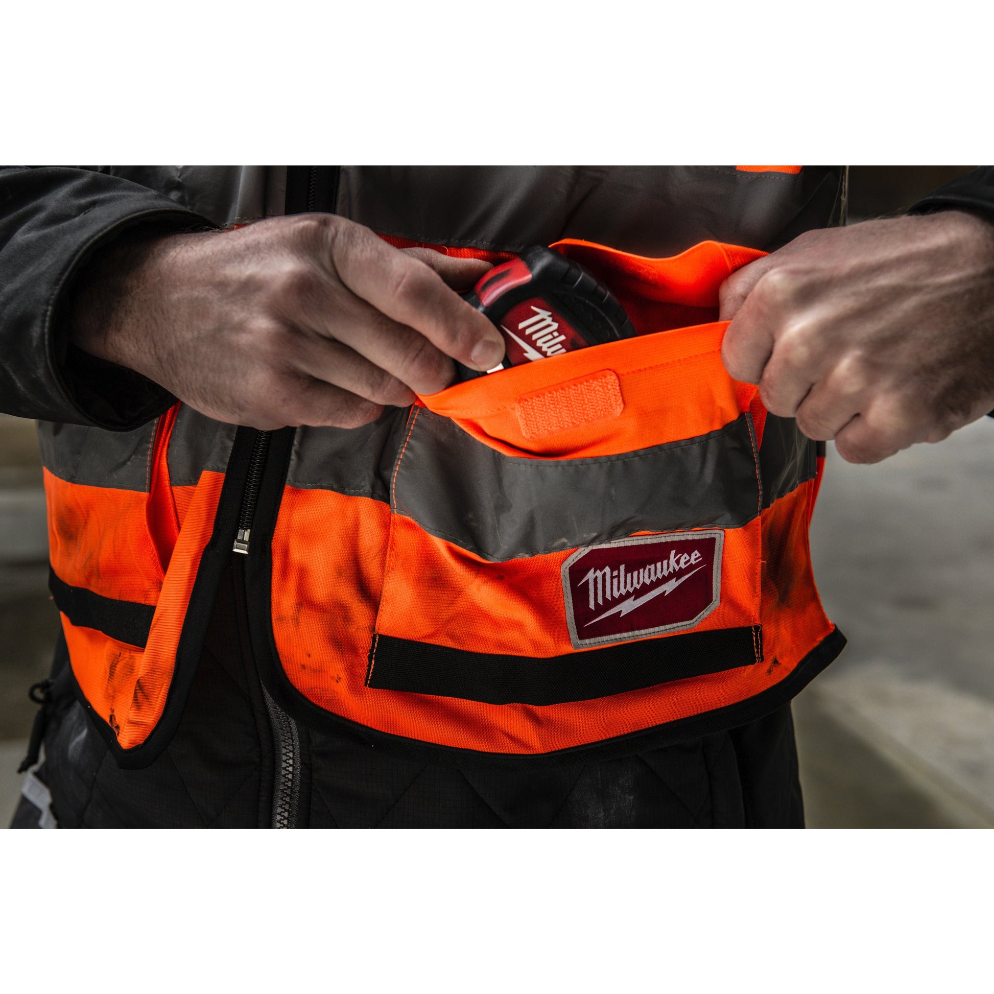 Milwaukee Premium High-Visibility Vest Orange - 2XL/3XL