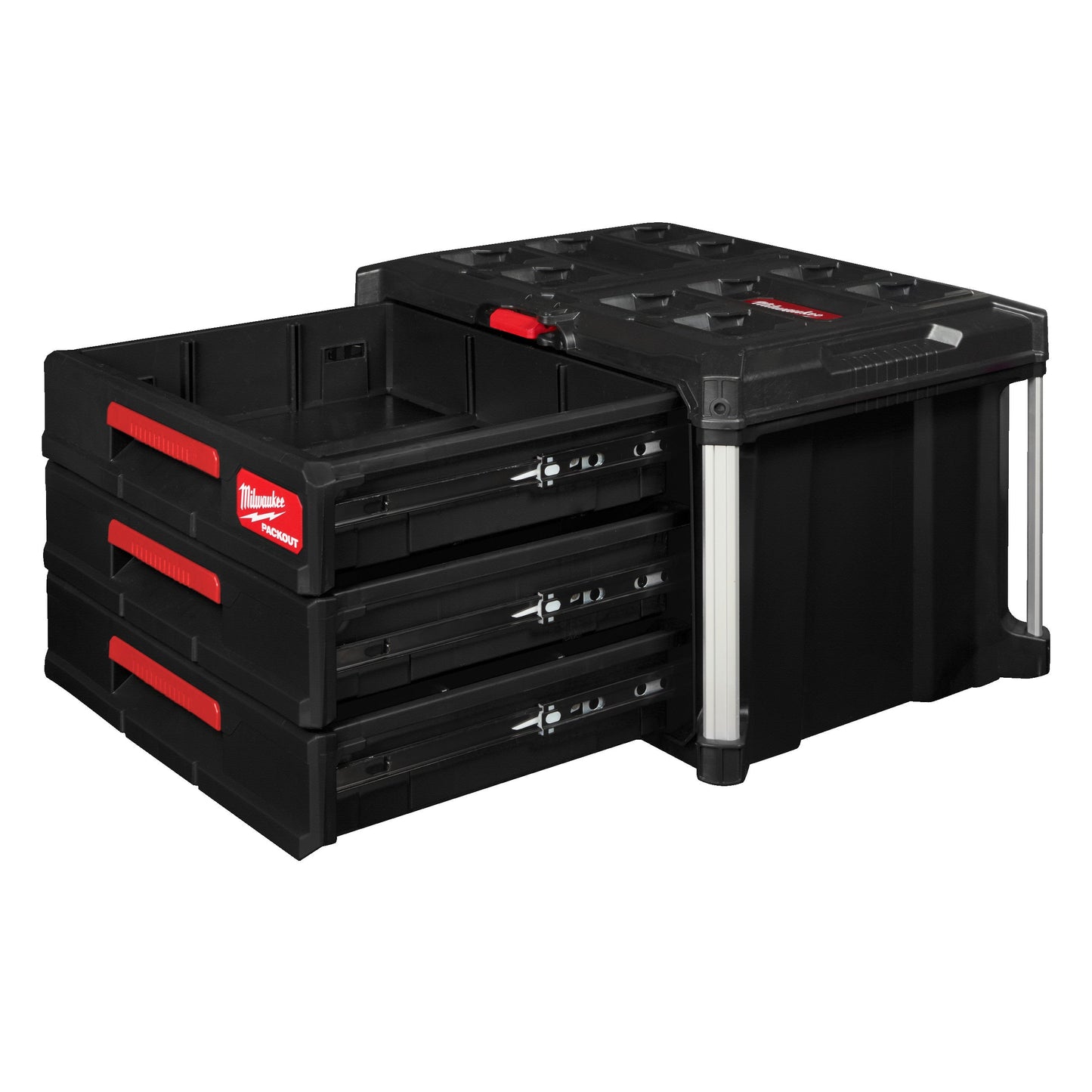 Milwaukee PACKOUT™ Werkzeugkoffer mit drei Schubladen Packout 3 Drawer Tool Box