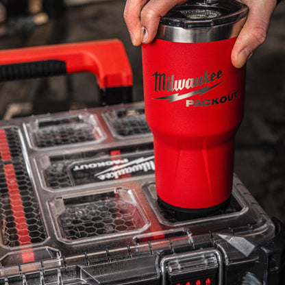 Milwaukee PACKOUT Thermosbecher 887 ml Rot_kaisers_jetzt_4