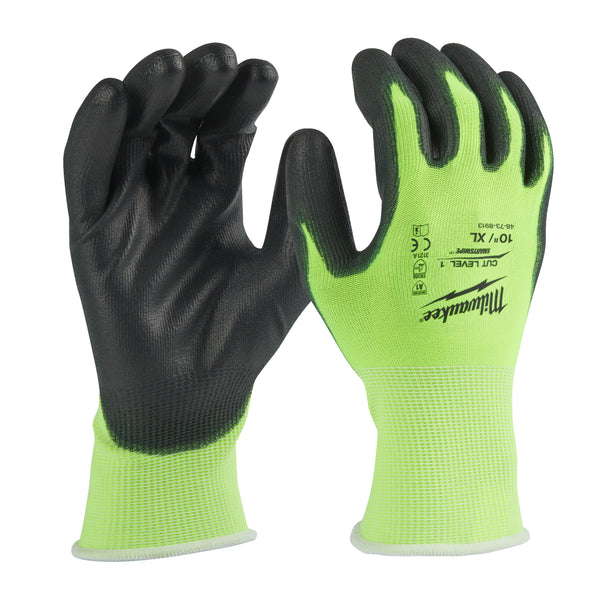 Milwaukee Hi-Vis Cut A Handschuhe 10/XL