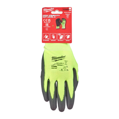 MILWAUKEE® Hi-Vis Cut A Handschuhe 11/XXL