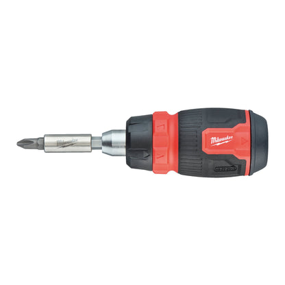 Milwaukee 8-in-1 Kompakter Ratschen-Multi-Bit-Schraubendreher