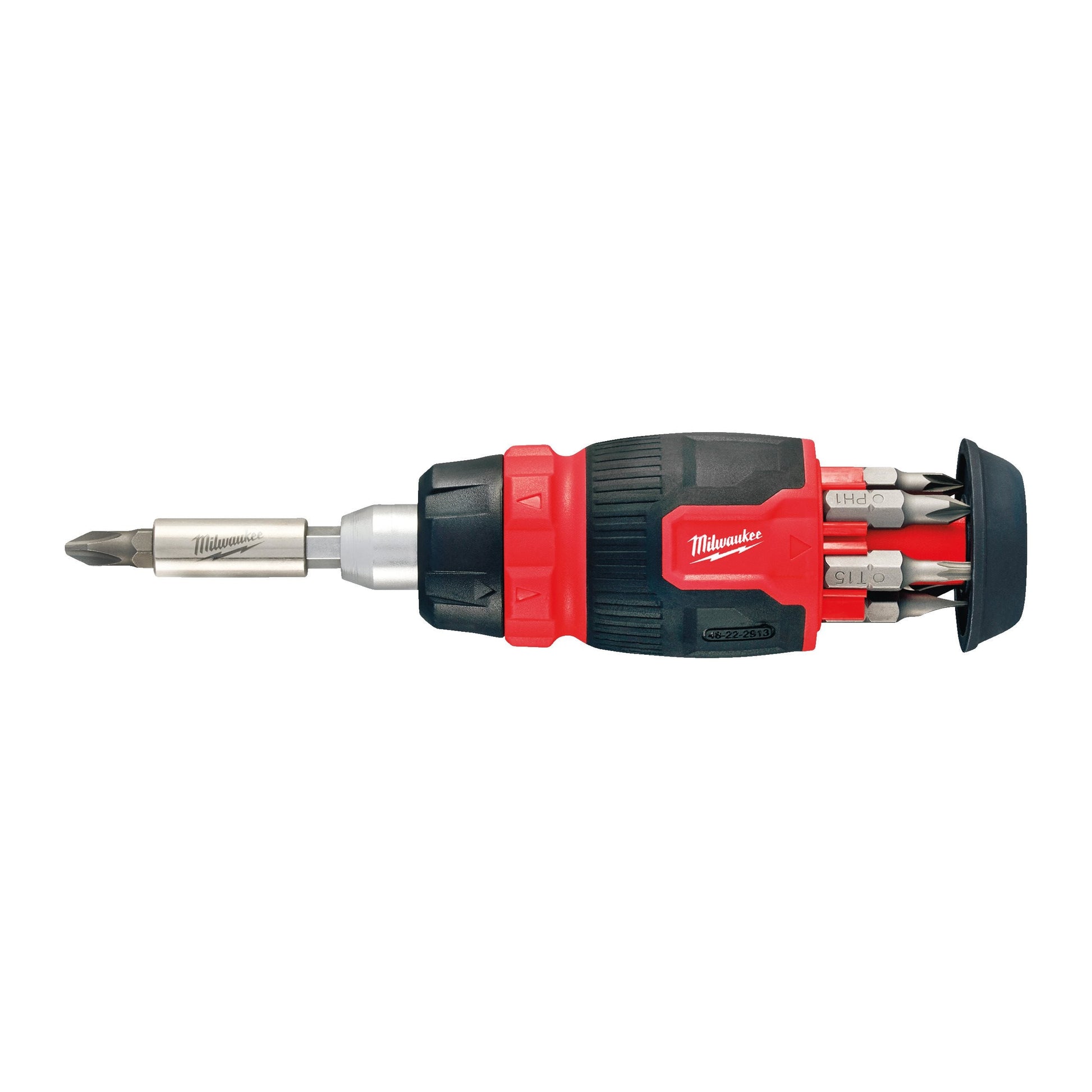 Milwaukee 8-in-1 Kompakter Ratschen-Multi-Bit-Schraubendreher