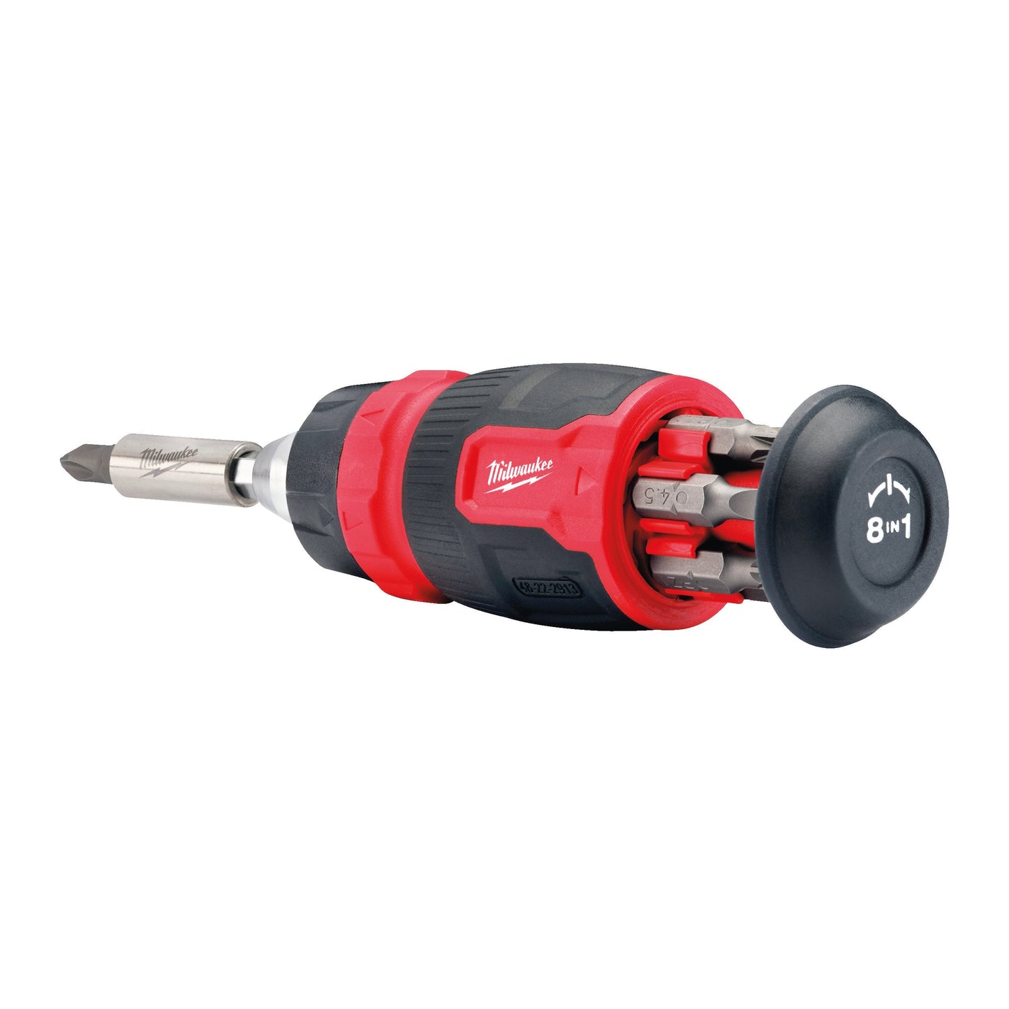 Milwaukee 8-in-1 Kompakter Ratschen-Multi-Bit-Schraubendreher