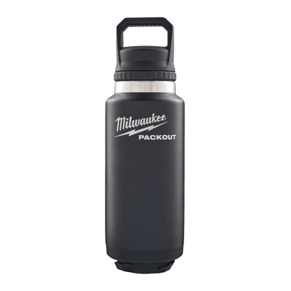 Milwaukee Packout Bottle 1065 ml Chug Lid Schwarz_kaisers_jetzt