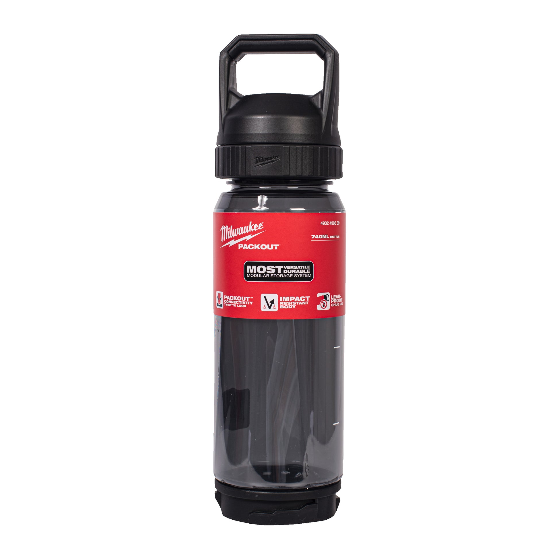 Milwaukee PACKOUT 740 ml Plastikflasche mit Chug-Deckel Schwarz_kaisers_jetzt_11