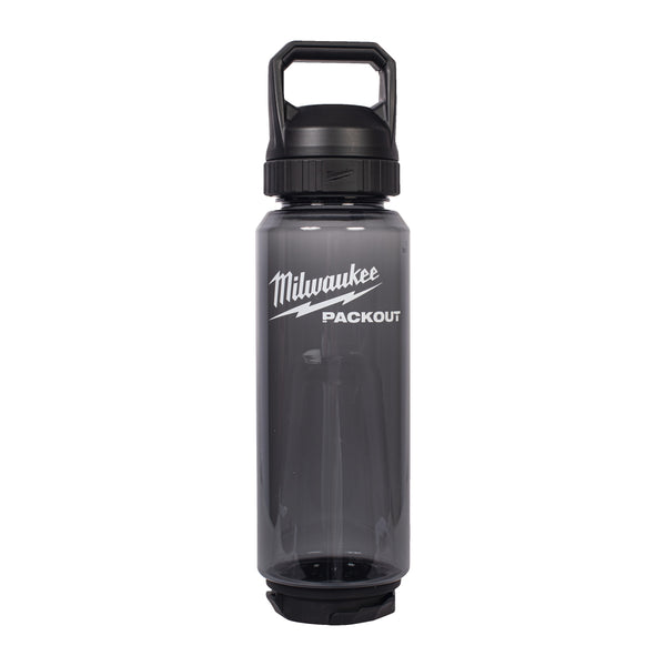 Milwaukee PACKOUT Plastikflasche 1005 ml Chug Lid Schwarz