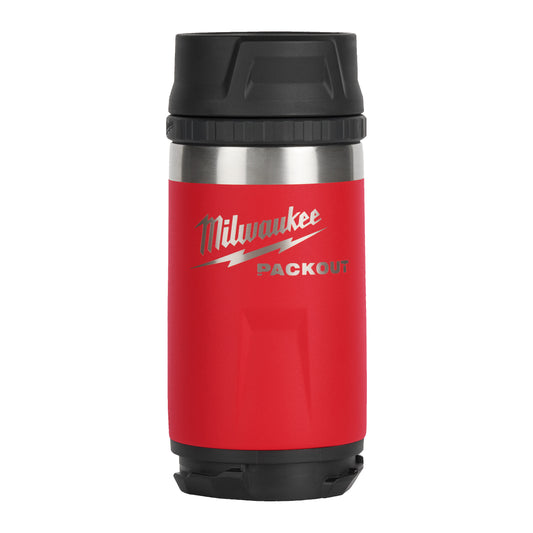 Milwaukee PACKOUT Flasche 355 ml Trinkverschluss Rot_kaisers_jetzt
