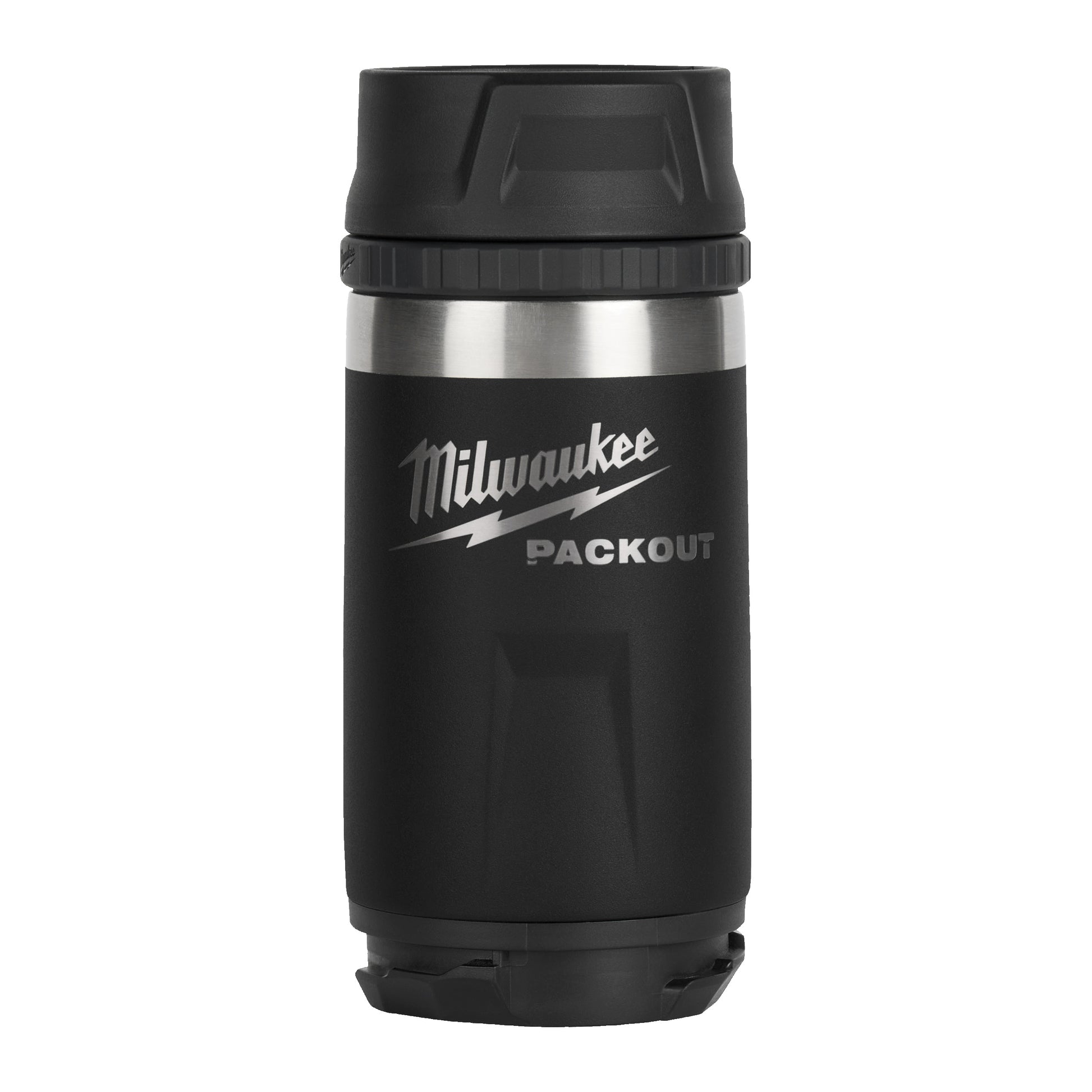 Milwaukee PACKOUT Flasche 355 ml Trinkverschluss Schwarz_kaisers_jetzt