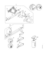 STIHL 4950-500-1603 Rotordüse Ø 1,01 mm, rot positie 22 technische tekening