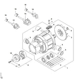 STIHL 4950-440-2001 Anschlussleitung EU positie 13 technische tekening