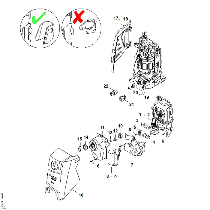 STIHL 0000-997-2026 Druckfeder positie 18 technische tekening