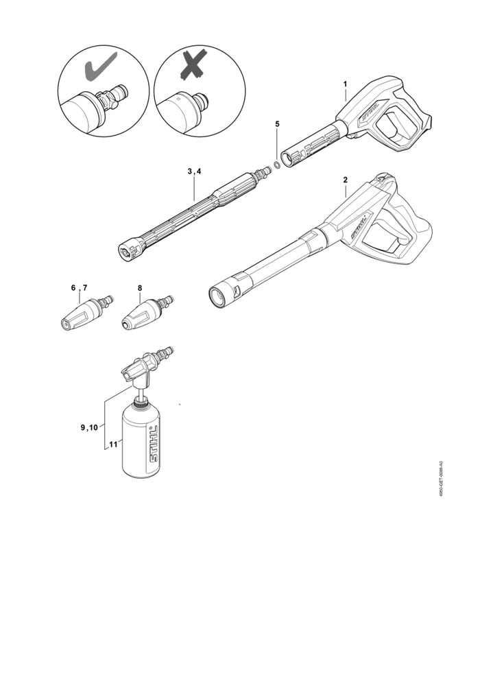 STIHL RE025026116 RDR positie 5 technische tekening
