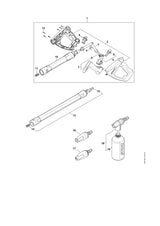 STIHL 4950-500-1611 Rotordüse Ø 1,04 mm, weiss positie 17 technische tekening