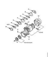 STIHL 9045-372-1280 Zylinderschraube ISO4762-M6x16-12.9 positie 16 technische tekening