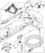 STIHL 4950-505-0902 Bügel positie 5 technische tekening