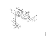 STIHL 5203-750-4100 Bowdenzug positie 9 technische tekening