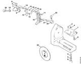 STIHL 9245-691-0700 Mutter M5 positie 18 technische tekening
