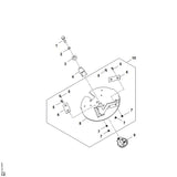 STIHL 9008-318-2360 Sechskantschraube M10x20 positie 1 technische tekening
