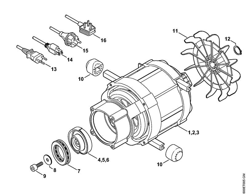 STIHL 4775-760-8702 Taumelscheibe 10,1° positie 6 technische tekening