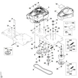 STIHL 9216-261-1400 Sechskantmutter M12 positie 26 technische tekening