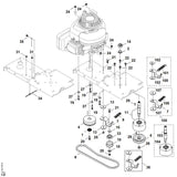 STIHL 6395-702-6600 Spannscheibe positie 1 technische tekening