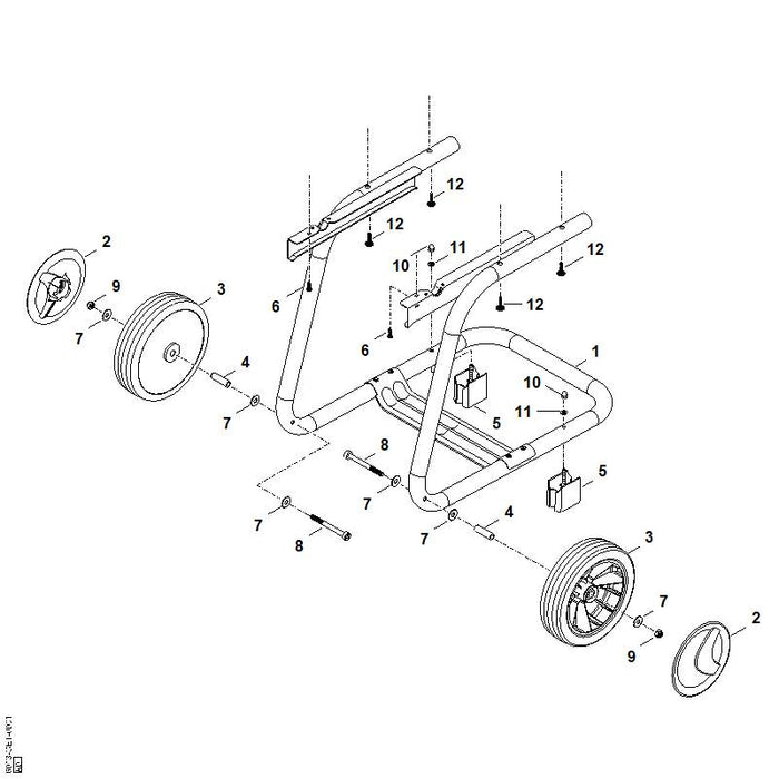 STIHL 6013-958-0200 Scheibe 8,5x22x1,5 positie 7 technische tekening